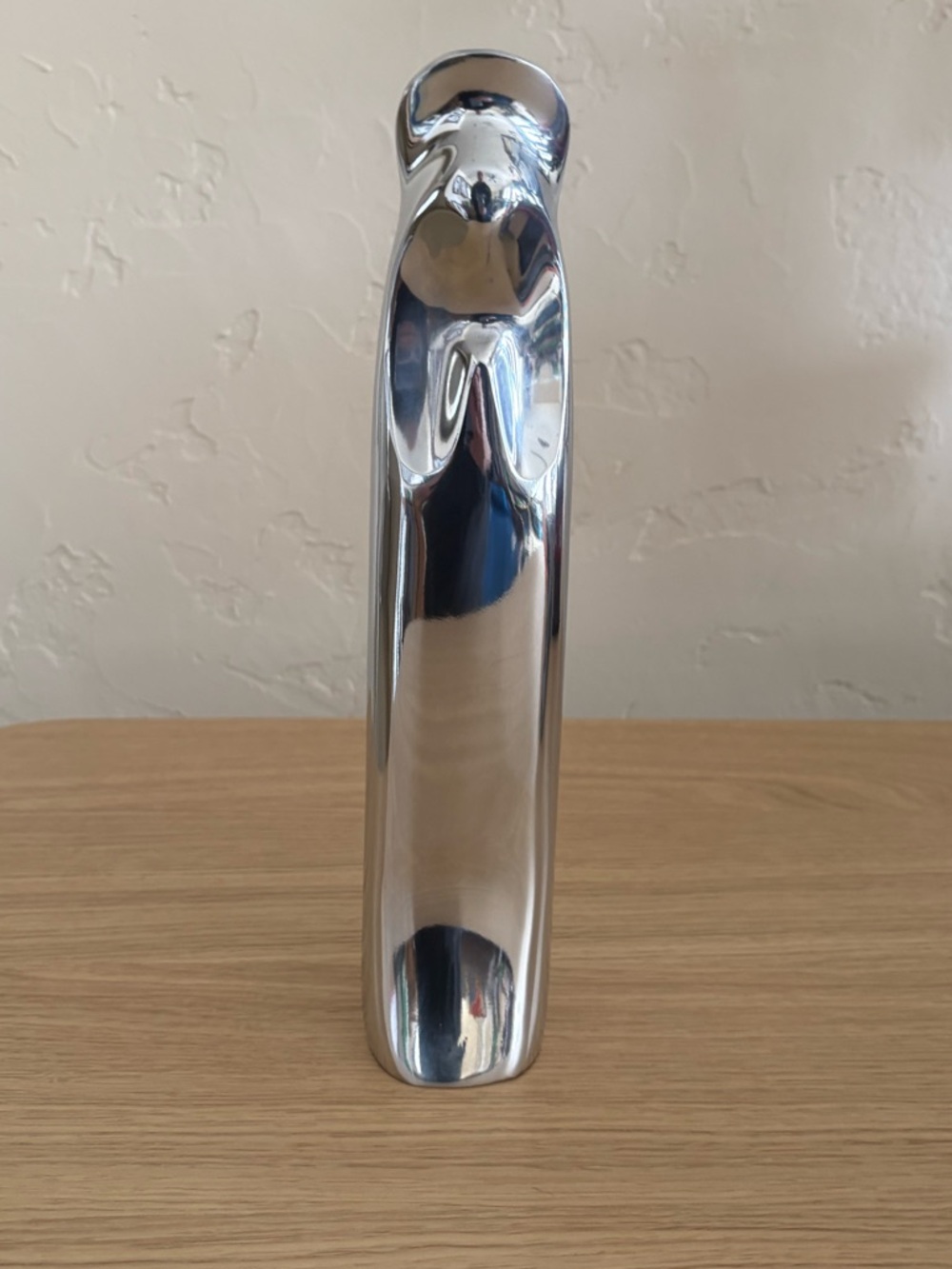 Nambe Silver Alloy Minimalist Madonna 12 Inch Figurine Retired Rare